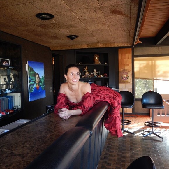 JUSTIN ALEXANDER RED CARPET GOWN SIZE 4 - Picture 6 of 15